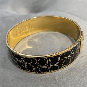Coach Gold and Black Women's Bracelet